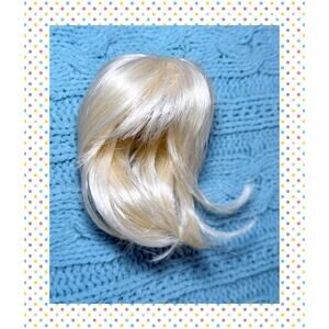 1/4 BJD Super Dollfie MSD Volks Kid Delf Balljointed Doll Wig 7/8 White Yellow